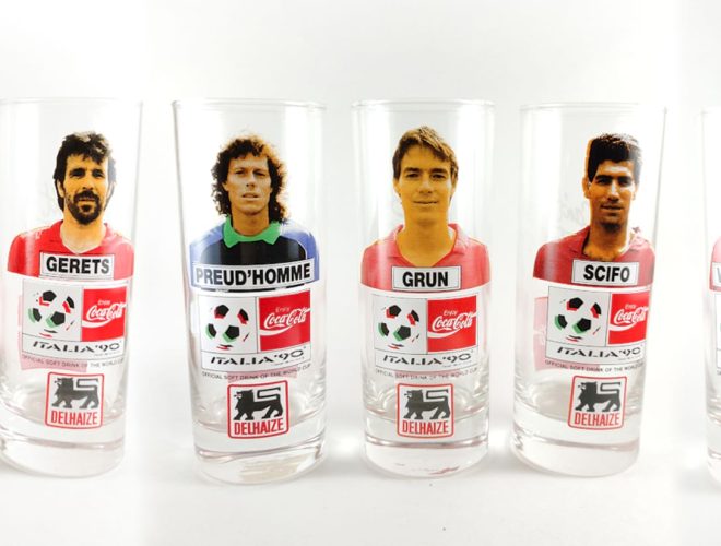 A Coleção de Copos do Mundial de 1990 na Itália